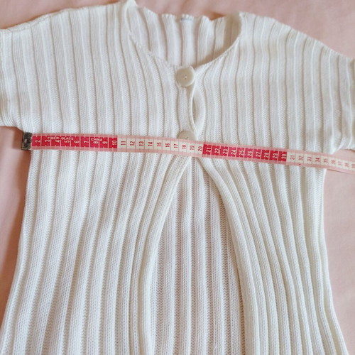 Zara knitted cardigan white like new, size 10 years