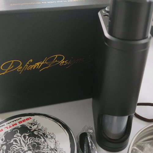 Defiant Designs DS dual parallel mechanical squonk mod new with Cthulhu 1928 MTL RDA