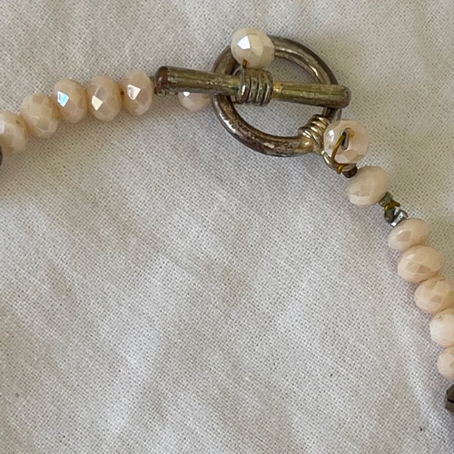 Large vintage Czech handmade necklace like new