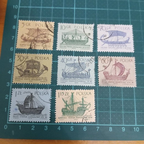 Poland 1963 sailboats stamps like new