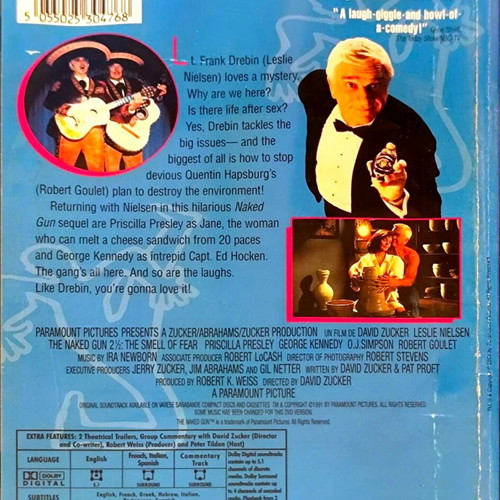 DVD The Naked Gun 2 1/2 The Smell of Fear used, comedy adventure