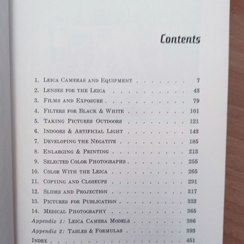 Leica Manual and Data Book used, Greek edition 1956