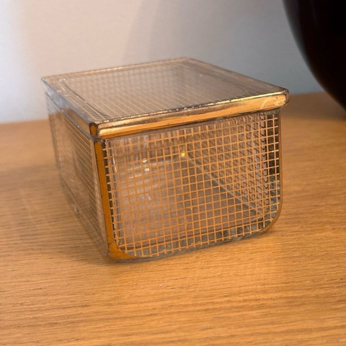 Crystal decorative box used from 1960 with lid
