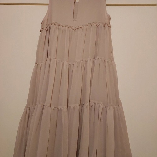 Evening dress like new, size 42, nude color