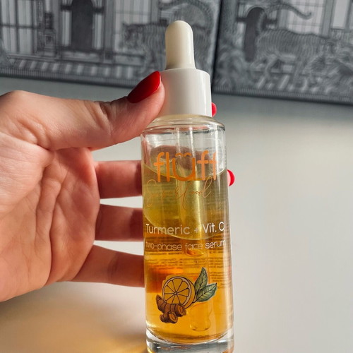 Fluff Turmeric & Vitamin C two Face Booster Serum used