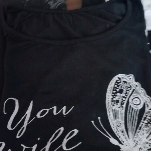 Women's blouses used, 3 different black pieces