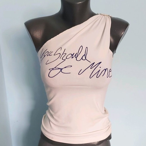 Zara vintage one-shoulder top used, sizes M to XL