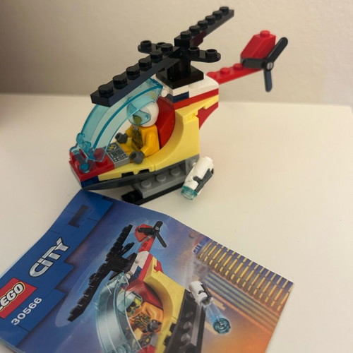 Lego City 30566 Helicopter like new with instruction leaflet