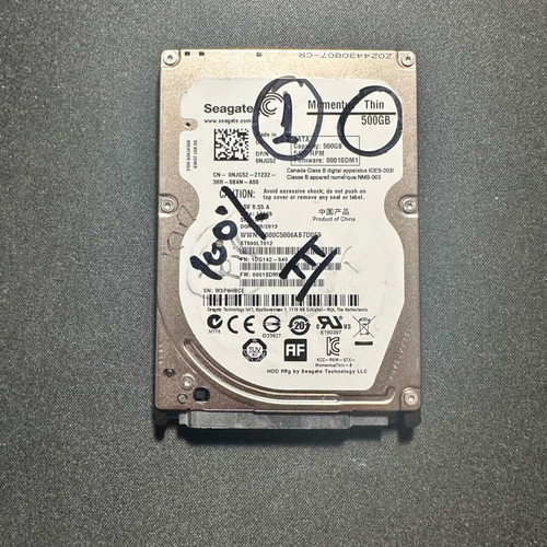 Seagate Momentus Thin 500GB 2.5" HDD