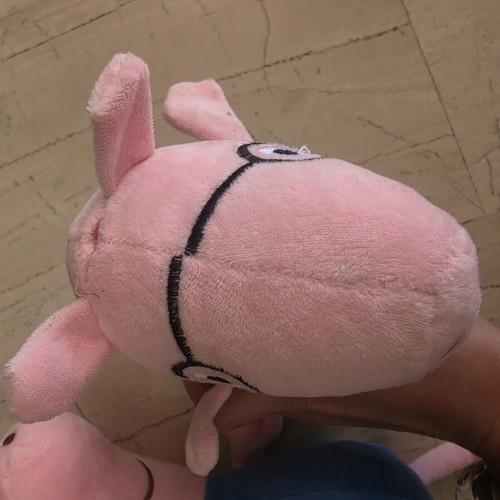 George and Daddy Pig plush toys like new, sold together
