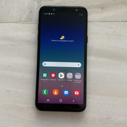 Samsung Galaxy A6 32GB smartphone, black, dual SIM, Android