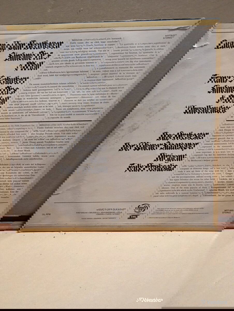 Beethoven - Schubert / δίσκος LP