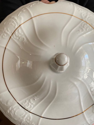 Bohemian porcelain dinnerware set new, complete 36 pieces