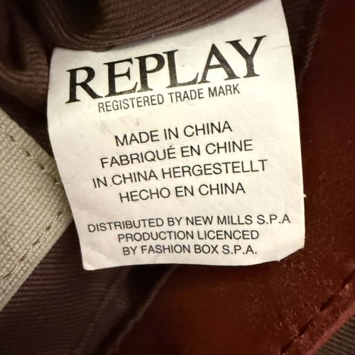 Replay vintage leather shoulder bag like new, brown