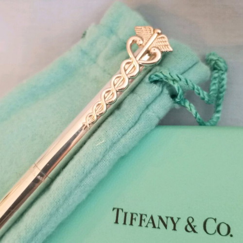 Tiffany&Co. Caduceus 925 ballpoint pen like new