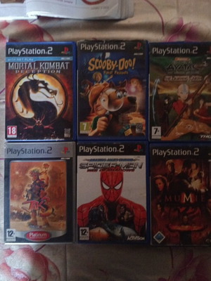 PlayStation 2 game bundle with 6 games