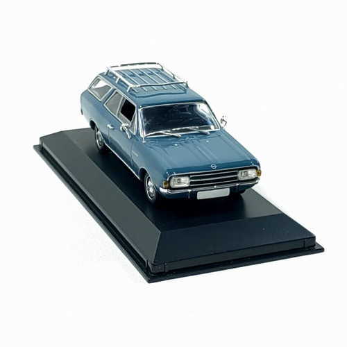 Opel Rekord C 1700 Break 1966 Blue Diecast Model Minichamps