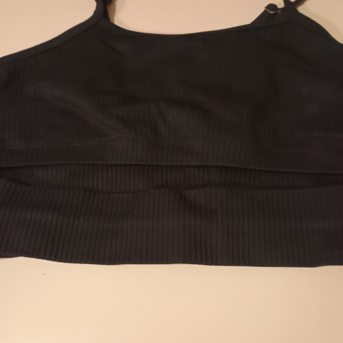Aim'n women's sports bra like new, adjustable straps, black, size M