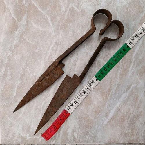 Vintage sheep shears used