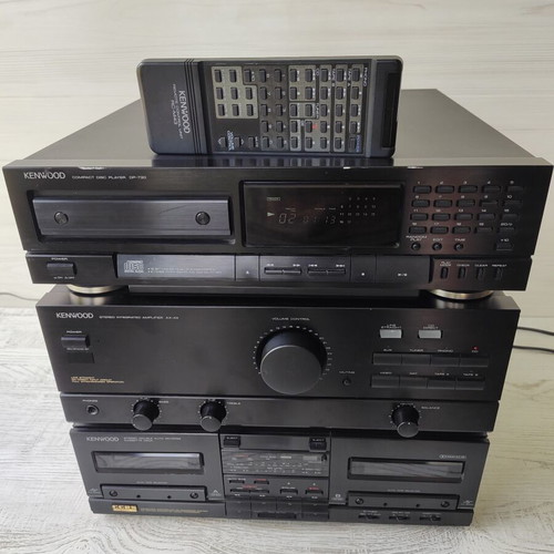 Kenwood AX-43 Stereo System with DP-730 CD Player and RC-M43 Remote
