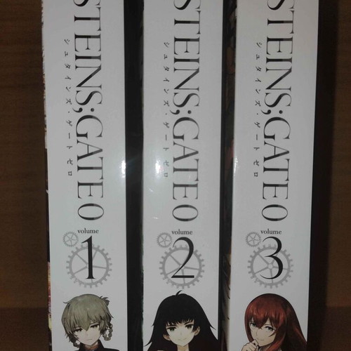 Steins;Gate 0 manga volumes 1-3, English