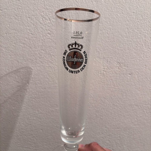 Warsteiner Beer Glasses set of 12 0.25L like new with box