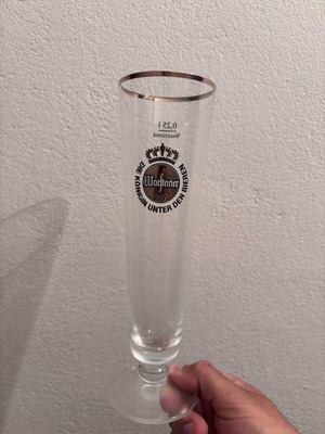 Warsteiner Beer Glasses set of 12 0.25L like new with box