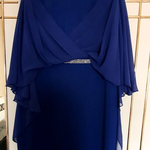 Blue dress loose formal like new