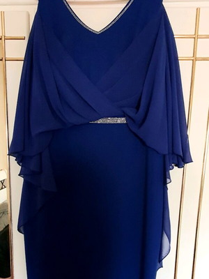Blue dress loose formal like new