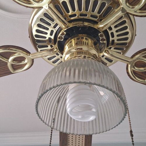 Ceiling fan lamp like new
