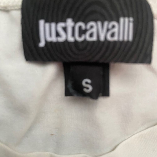 Just Cavalli T-shirt used, size S, yellow