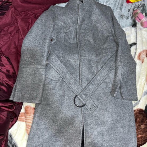 Women's coat gray like new, size S