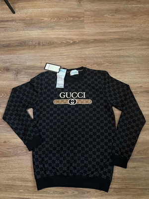 Gucci Cotton Neck Crew Top XL new, multicolor