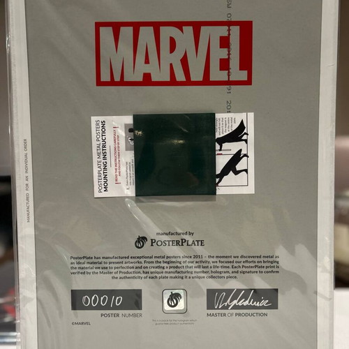 Marvel Daredevil metal poster 32x44 with magnet like new