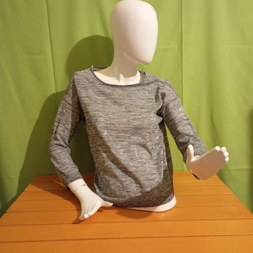 H&M Women's Gray Lightweight Long-Sleeve Sweater like new, size S