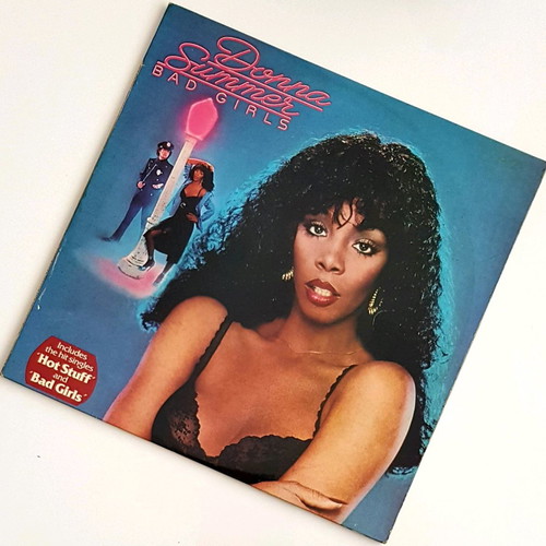 Donna Summer Bad Girls double vinyl record used