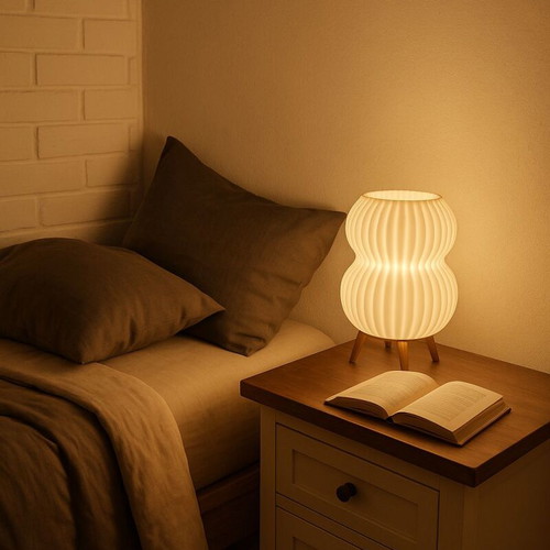 Ola Lamp table lamp new with double curve and warm light