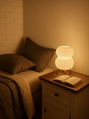 Ola Lamp table lamp new with double curve and warm light