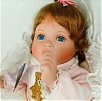  Κούκλα μωρό, πορσελάνης bisque του οίκου Ashton Drake Galleries με πιστοποιητικό γνησιότητας