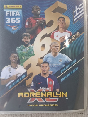 Fifa 365 2024 album like new with about 280 cards