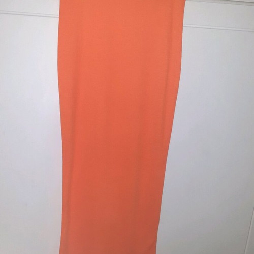 Long elastic skirt like new, orange, size S