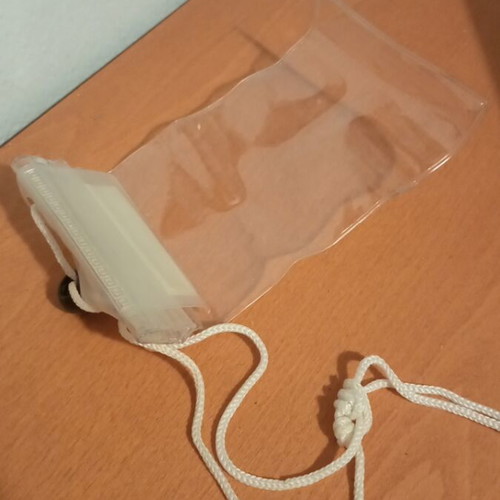 Waterproof case used for underwater shots