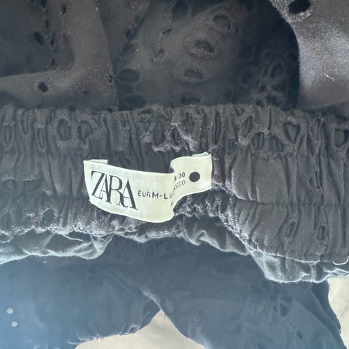 Zara pants lace size M like new black