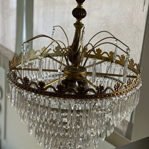 Vintage large chandelier used