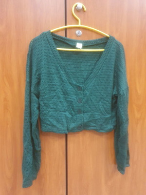Mystyle green cardigan size S