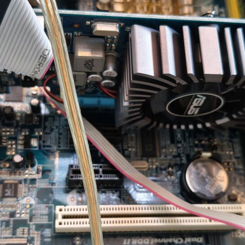 PC tower Intel Core 2 Duo Gigabyte Asus used without hard drive for retro gaming