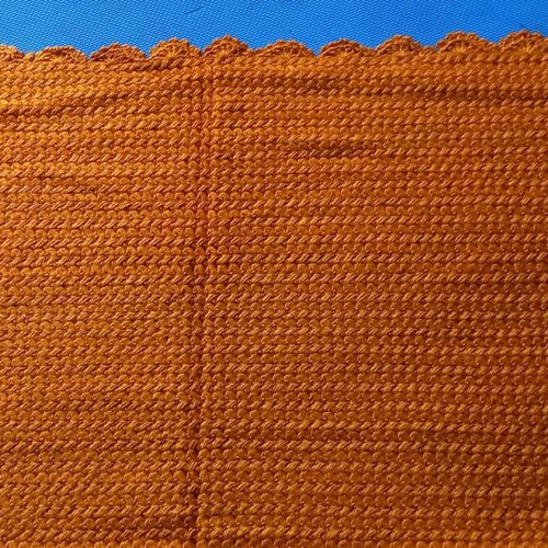 Handmade knitted throw like new in excellent condition