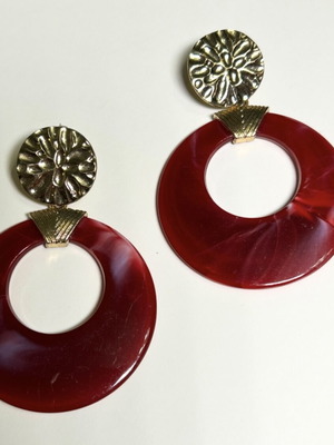 Unique hoop earrings used