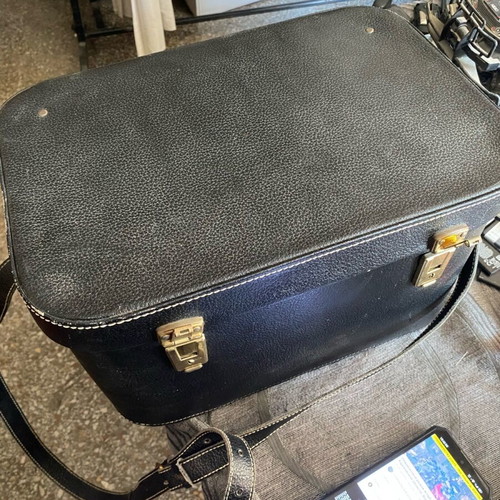 Leather case used for animal groomer tools