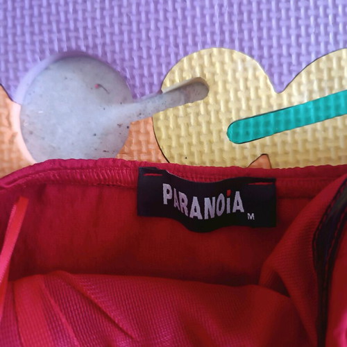 Paranoia medium red dress like new with belt